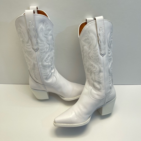 JEFFREY CAMPBELL Dagget Western Boot White Size 9 - Picture 5 of 10